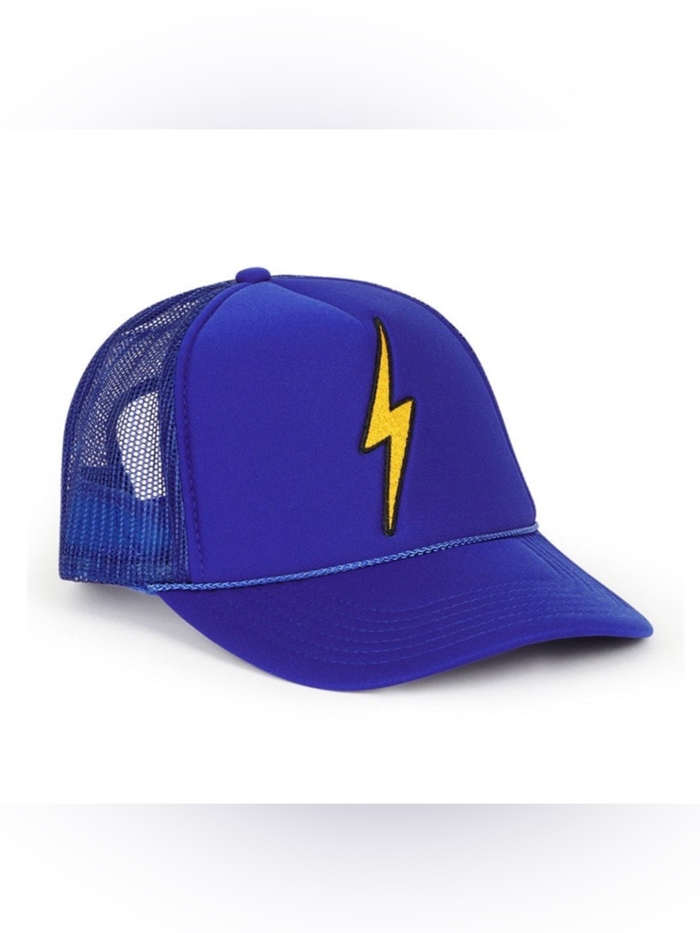 Aviator Nation Vintage Bolt Trucker Hat Royal Blue / Retro Boho